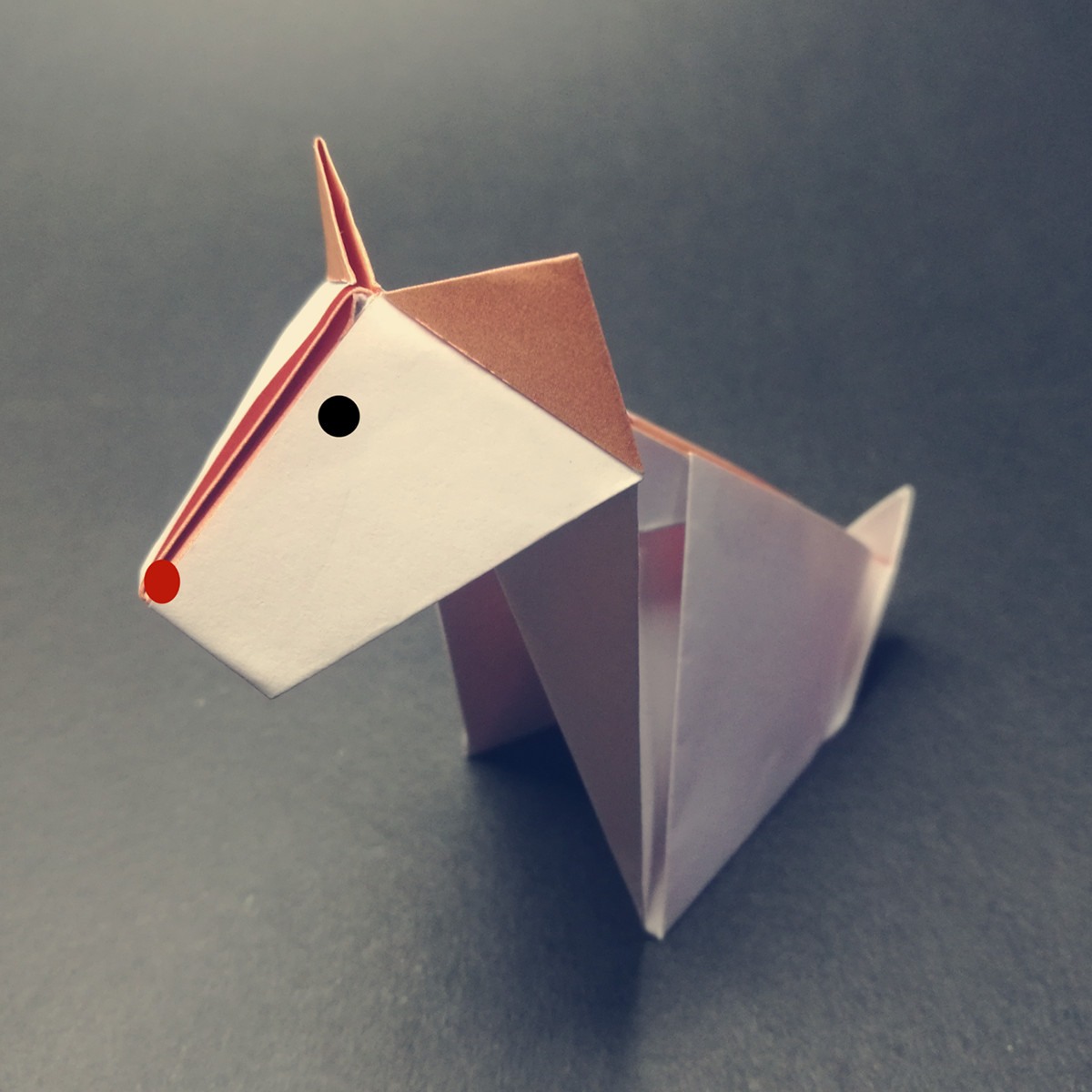 How To Make An Origami Dog Origami Dog Folding Instruction